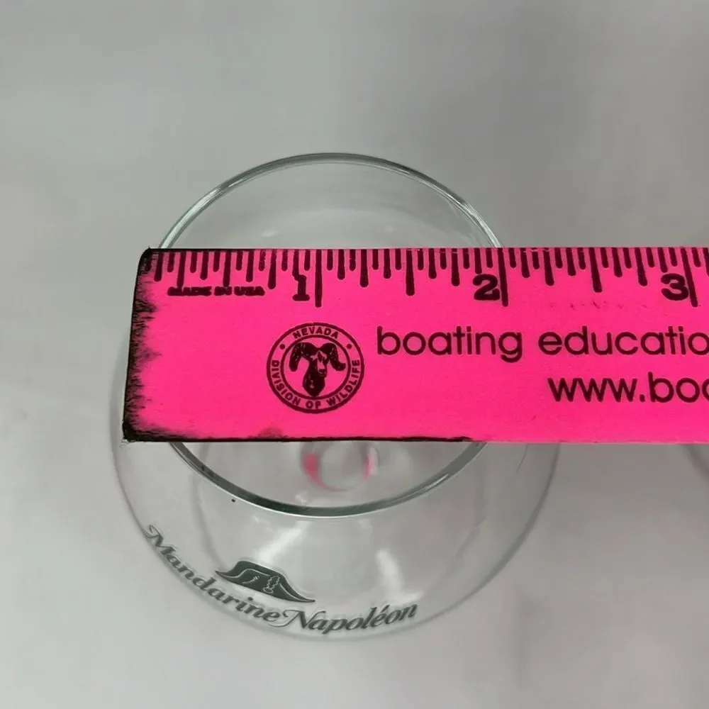 Mandarine Napoleon Cognac Brandy Snifter Crystal Glass 4 1/2 In Tall 2 In Round